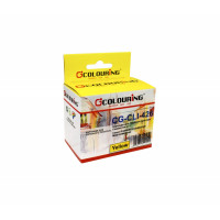 Картридж Colouring CLI-426Y Yellow с чипом водный совместимый для Canon