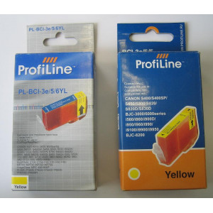 Картридж ProfiLine BCI-3e/5/6 Yellow водный совместимый
