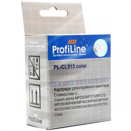 Картридж ProfiLine CL-513 Color водный совместимый для Canon