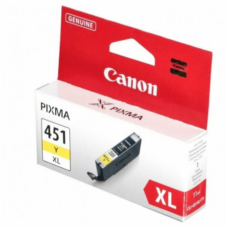 Картридж Canon CLI-451Y XL Yellow водный