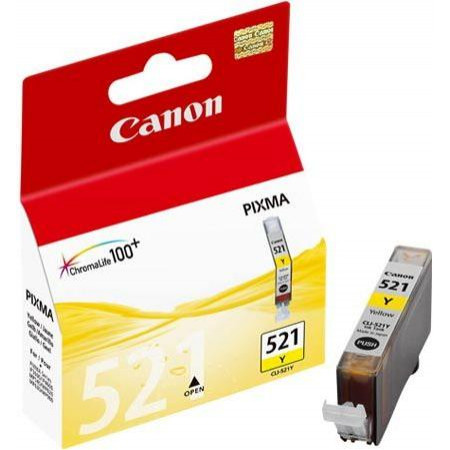 Картридж Canon CLI-521Y с чипом водный