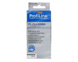 Картридж ProfiLine CLI-526BK с чипом Black водный совместимый