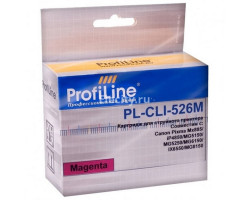 Картридж ProfiLine CLI-526M с чипом Magenta водный совместимый для Canon