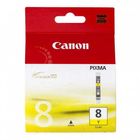 Картридж Canon CLI-8Y с чипом Yellow водный