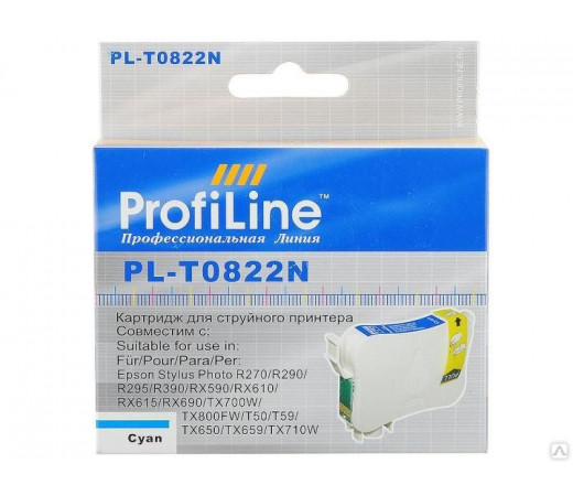 Картридж ProfiLine T0732N Cyan водный совместимый для Epson