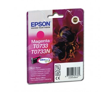 Картридж Epson T0733N Magenta водный оригинальный пурпурный