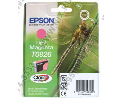 Картридж Epson T0826 Light Magenta водный оригинальный